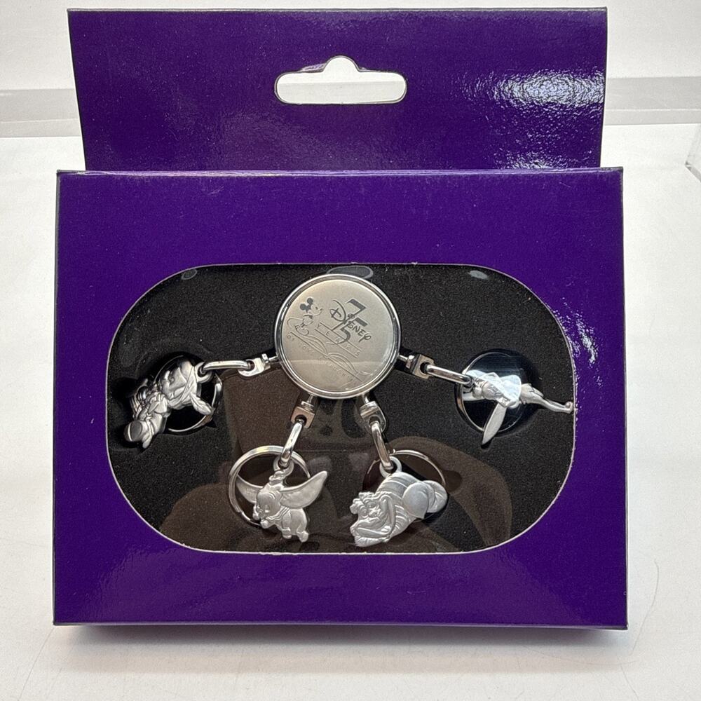 Disney 75 Years Of Love And Laughter Metal Keychain
